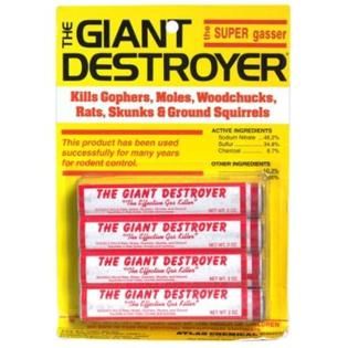 The Giant Destroyer The Super Gasser, 4 each   Outdoor Living   Pest