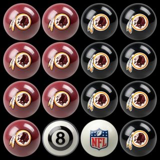 Officially Licensed NFL Team Inspired Regulation Sized Set of 16 Billiard Balls   7598265