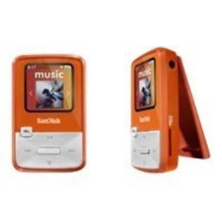 SanDisk  SANSA Clip Zip MP3 Player, 4GB Orange