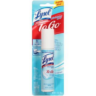 Lysol To Go Crisp Linen Scent Disinfectant Spray PEG   Food & Grocery