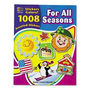 STICKER BOOK, FOR ALL SEASONS, 1,008/PACK   Office Supplies   Office