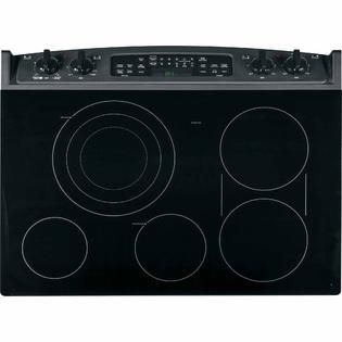 GE  30 Drop In Electric Range w/ Convection   Black