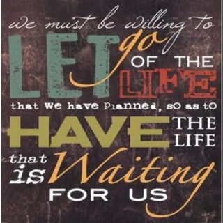 Let Go Of The Life Poster Print by Marla Rae (24 x 24)