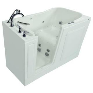 American Standard Exclusive Series 60 in. x 30 in. Walk In Whirlpool and Air Bath Tub with Quick Drain in White 3060.409.CLW PC