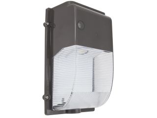 LED Contour Shaped Wall Pack, 90   305 Volt, 38 Watts , Includes Photo Cell