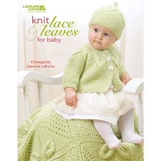Leisure Arts Knit Lace & Leaves For Baby   Home   Crafts & Hobbies