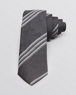 Theory Roadster Perthshire Tri Color Stripe Skinny Tie