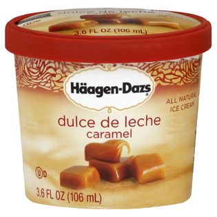 Haagen Dazs  Ice Cream, Dulce De Leche, Caramel, 3.6 fl oz (106 ml)