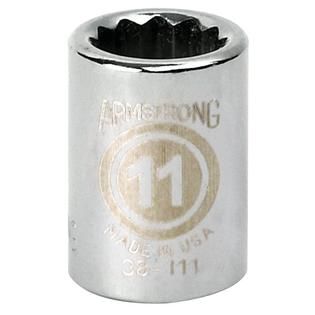 Armstrong 18 mm socket, 12 pt. STD, 3/8 in. drive