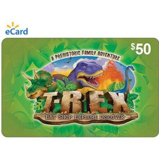 T REX $50 eGift Card (Email Delivery)