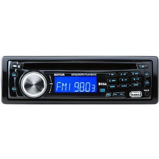 Boss Audio 637UA   In Dash AM/FM CD/MP3 Receiver with USB Port and Front Panel AUX Input