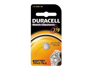 DURACELL D379BPK Button Cell Battery,379,Silver Oxide