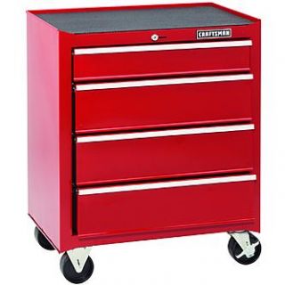 Craftsman 26 in. 4 Drawer Standard Duty Ball Bearing Rolling Cabinet