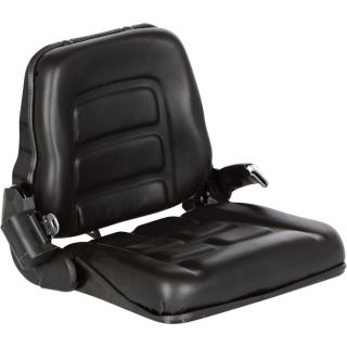 Vestil Industrial Fork Truck Seat — Black  Forklift   Material Handling Seats