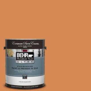 BEHR Premium Plus Ultra 1 gal. #260D 5 Amber Wave Satin Enamel Exterior Paint 985301