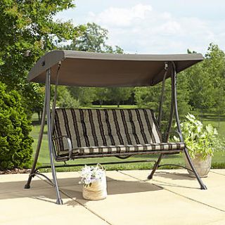 Garden Oasis 3 Seat Swing With Canopy   Outdoor Living   Patio