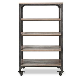 Franklin 5 Shelf Bookcase   The Industrial Shop™