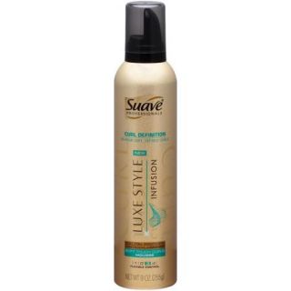 Suave Professionals Luxe Styling Infusion Soft Touch Curls Mousse, 9 fl oz