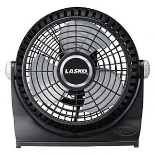 Lasko Black 10 In. Breeze Machine Pivoting Floor/Table Fan—