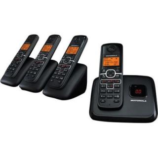 Motorola DECT 6.0 Cordless Phone with 4 Handsets and Answering System DISCONTINUED MOTO L704