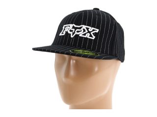 Fox Protocol Fitted Hat Black Pinstripe