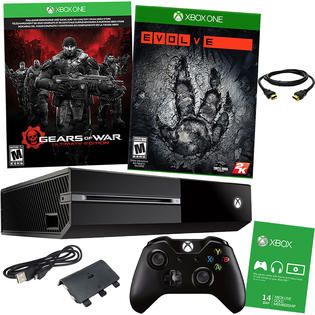 Microsoft Xbox One 500GB Gears of War Bundle with Evolve & Battery