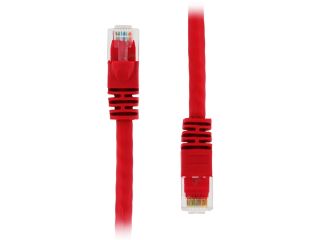 (10 Pack) 2 FT RJ45 CAT5E Molded Ethernet Network Patch Cable   Red   Lifetime Warranty