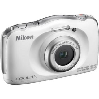 Nikon COOLPIX S33 Digital Camera with 13.2 Megapixels and 3x Optical Zoom