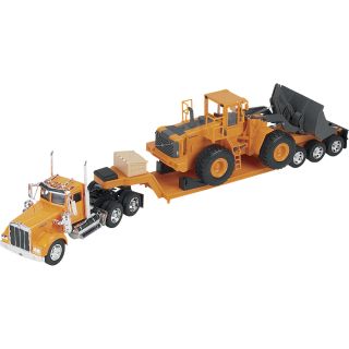New Ray Die-Cast Truck Replica — Kenworth W900 with Front Loader, 1:32 Scale, Model# SS-11295