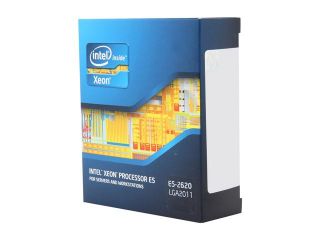 Intel Xeon E5 2620 Sandy Bridge EP 2.0GHz (2.5GHz Turbo Boost) 15MB L3 Cache LGA 2011 95W BX80621E52620 Server Processor