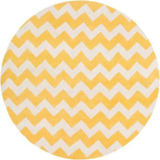 Artistic Weavers Transit Penelope Butter 6 ft. x 6 ft. Round Indoor Area Rug AWAT2043 6RD