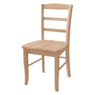 Madrid Dining Chair Wood/Unfinished (Set of 2)   International