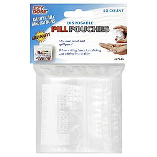 Ezy Dose  Pill Pouches, Disposable, 50 pouches