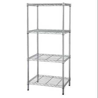Wire Shelving Unit, Silver , 492057