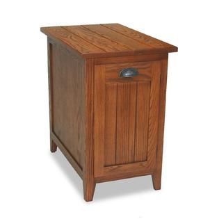 Leick Favorite Finds Bin Pull Storage End Table   Candleglow   Home