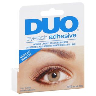 Duo Eyelash Adhesive, White/Clear, 0.25 oz (7 g)   Beauty   Eyes
