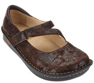 As Is Alegria Leather Mary Janes Wide Width   Jill —
