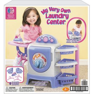 American Plastic Toys 6 Piece My Very Own Laundry Center Set