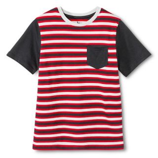 Boys Striped Tee with Pocket