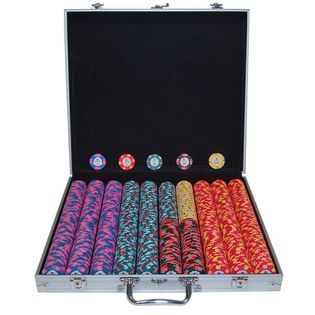 Trademark Poker 1000 World Tophat & Cane PaulsonR Chips w/Aluminium