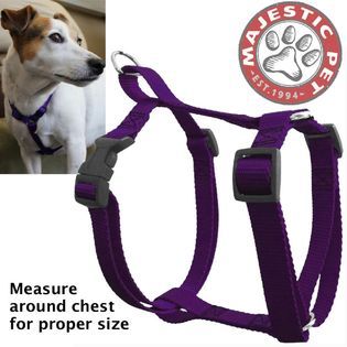 Majestic Pet  12in   20in Harness Purple, Sml 10   45 lbs dog