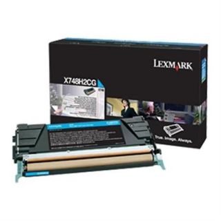 Lexmark X748H4CG Cyan 10000 Page Yield Toner Cartridge for X748 Printer