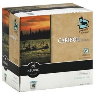 Keurig K Cups, Medium Roast, Caribou Blend, 18 k cups [7.3 oz (207 g)]