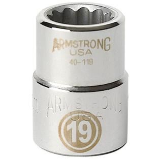 Armstrong 21 mm socket, 12 pt. 3/4 in. drive   Tools   Ratchets