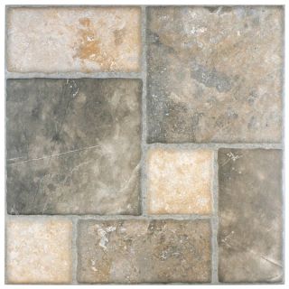 SomerTile 17.75x17.75 inch Salvador Magma Ceramic Floor and Wall Tile