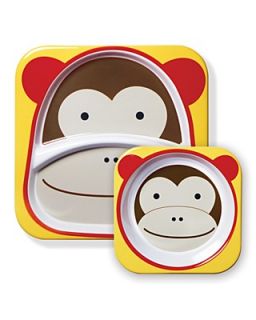 Skip Hop Zoo Monkey Plate & Bowl Set