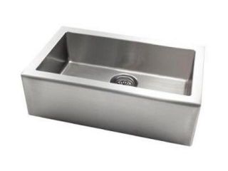 Astracast AP10LXUSUM Apron Single Bowl Kitchen Sink, Stainless Steel