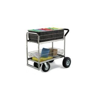 Medium Wire Basket File Cart with Caster Option