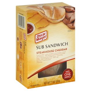 Oscar Mayer Sub Sandwich, Steakhouse Cheddar, 7.1 oz (201 g)   Food