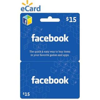 Facebook $15 eGift Card (Email Delivery)